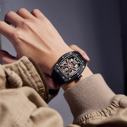 MINBER Automatic Skeleton Watch - Samurai - 9198-5