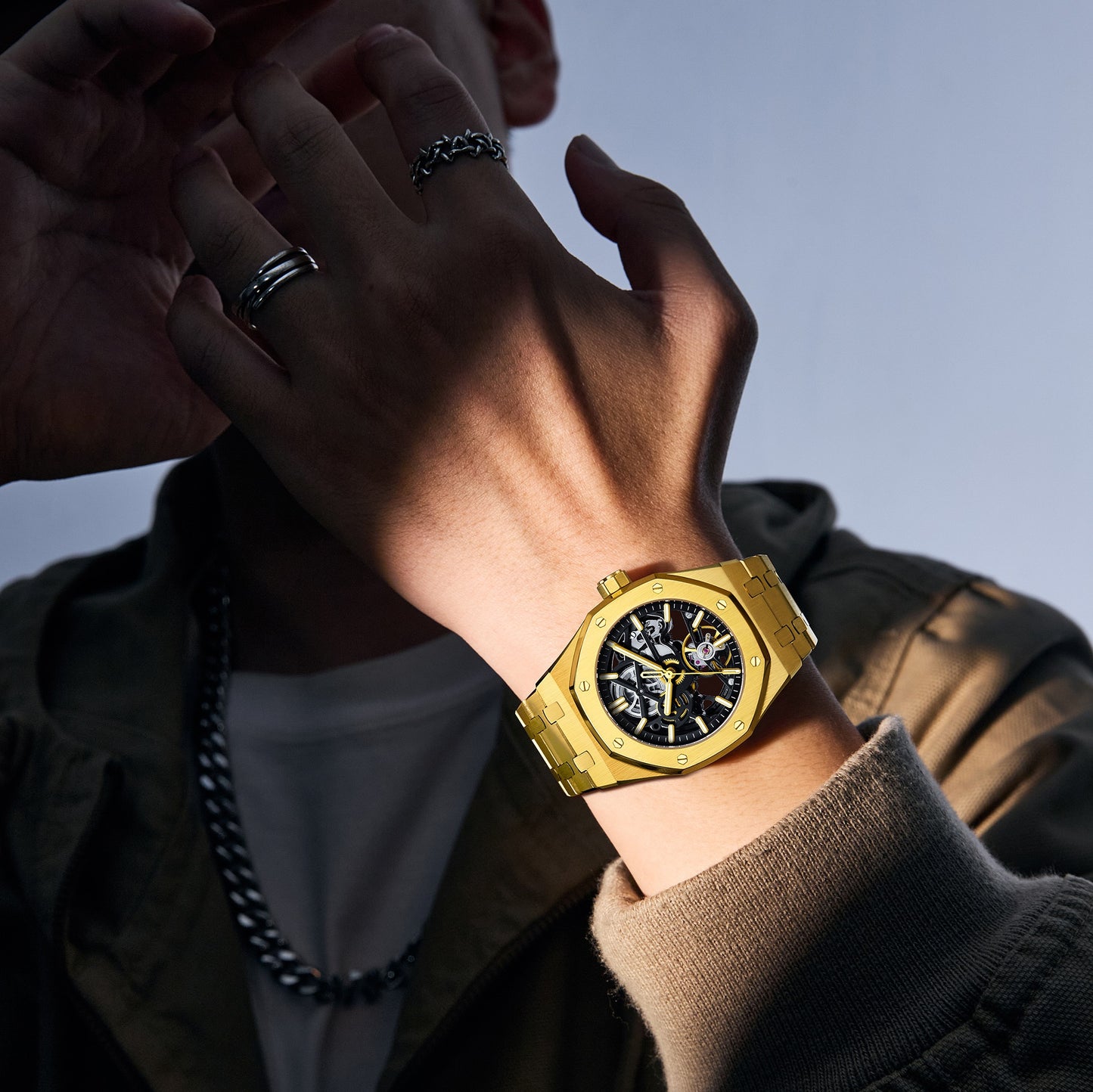 MINBER Automatic Skeleton Watch - 9005-4