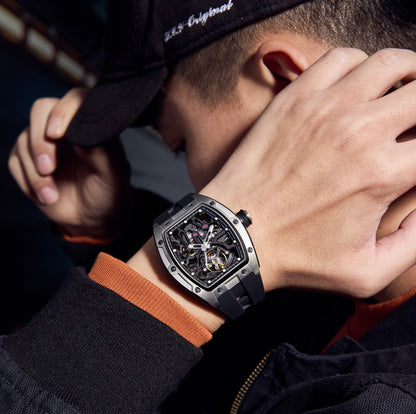 MINBER Automatic Skeleton Watch - Horizon Forge - 9198-1