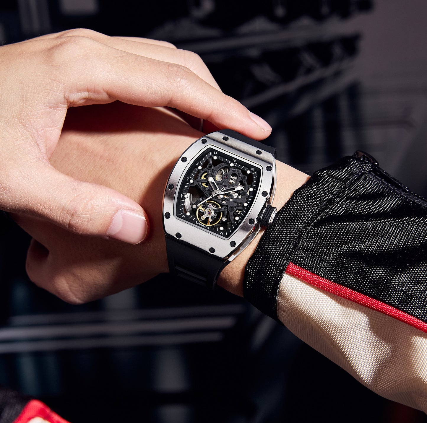 MINBER Automatic Skeleton Watch - 9190-12