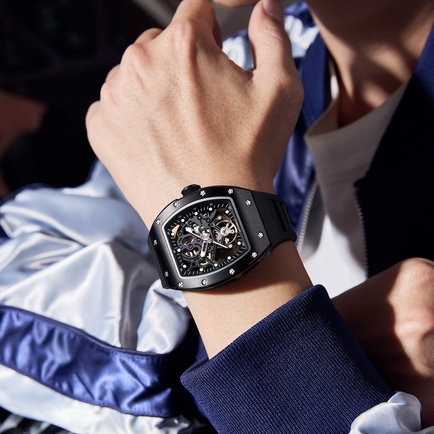 MINBER Automatic Skeleton Watch - 9190-12