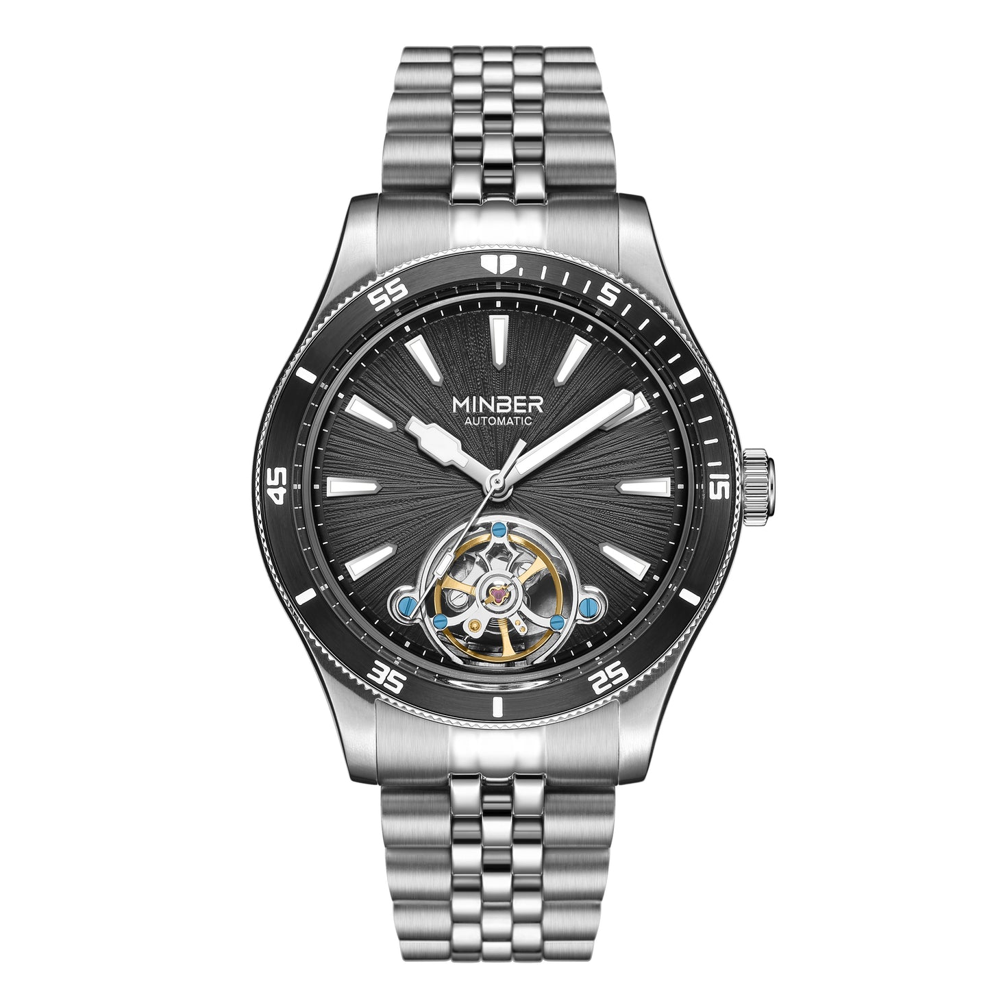 Minber Automatic Skeleton Watch - 9164