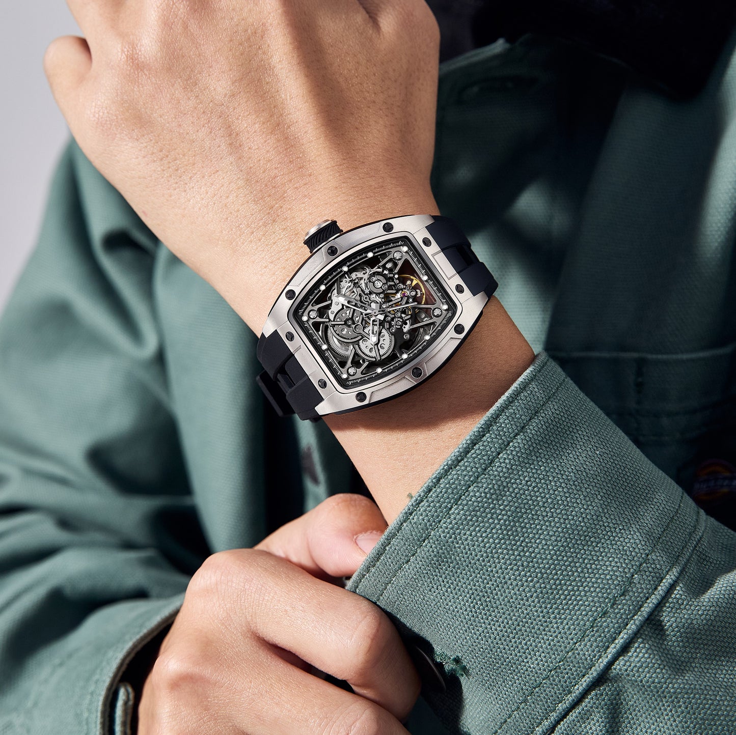 MINBER Automatic Skeleton Watch - Eternal Gear - 9198-3