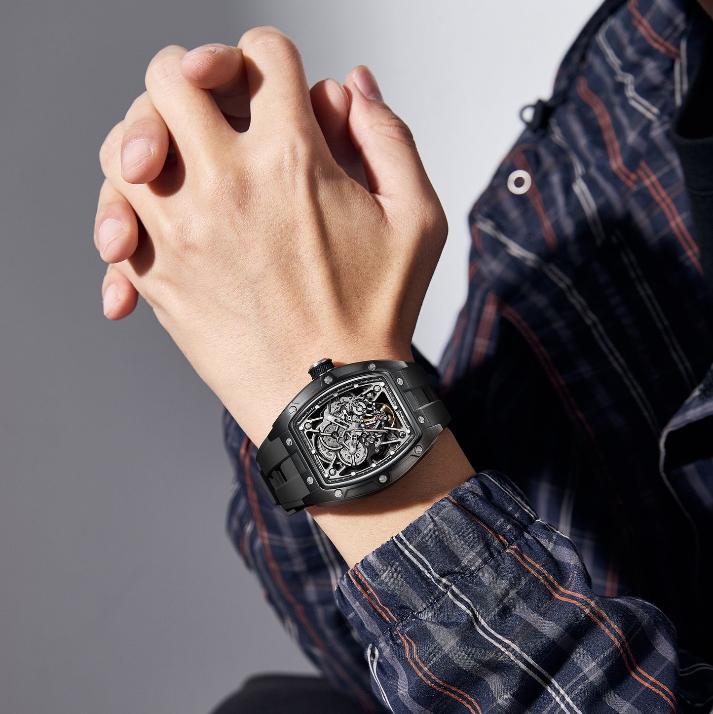 MINBER Automatic Skeleton Watch - Eternal Gear - 9198-3