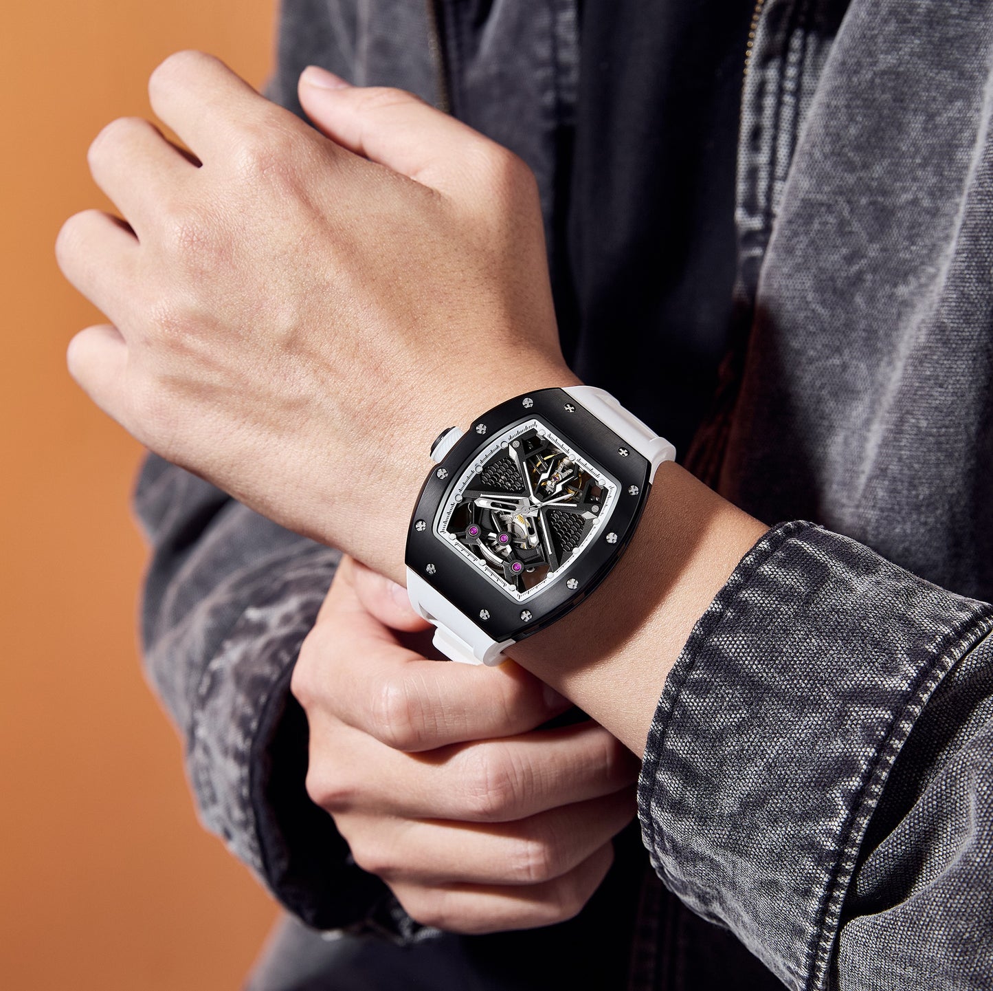 MINBER Automatic Skeleton Watch - 9190-5