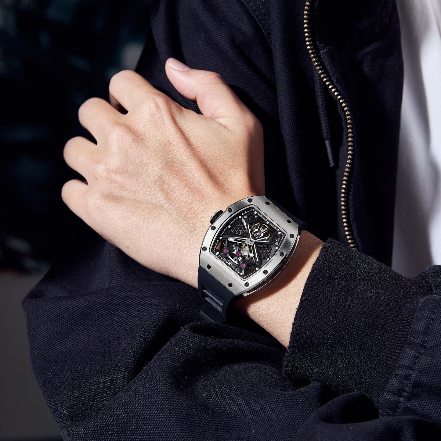 MINBER Automatic Skeleton Watch - 9190-5