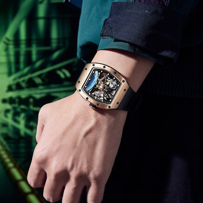 MINBER Automatic Skeleton Watch - Terra Pulse - 9190-14