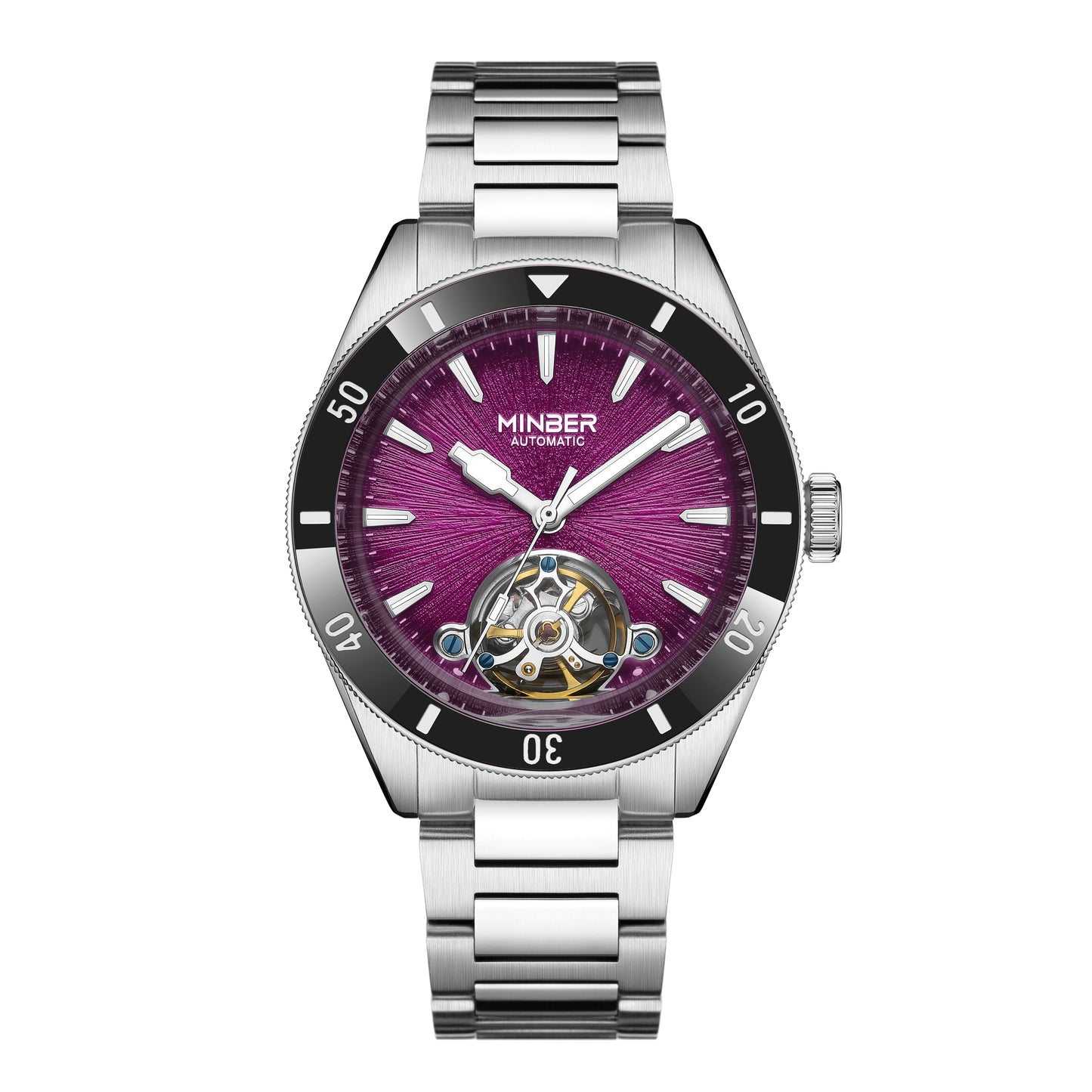 Minber Automatic Skeleton Watch - 9167