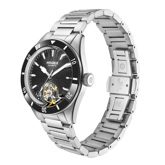 OBSIDIAN BLACK AUTOMATIC  EXPLORER ENVOY