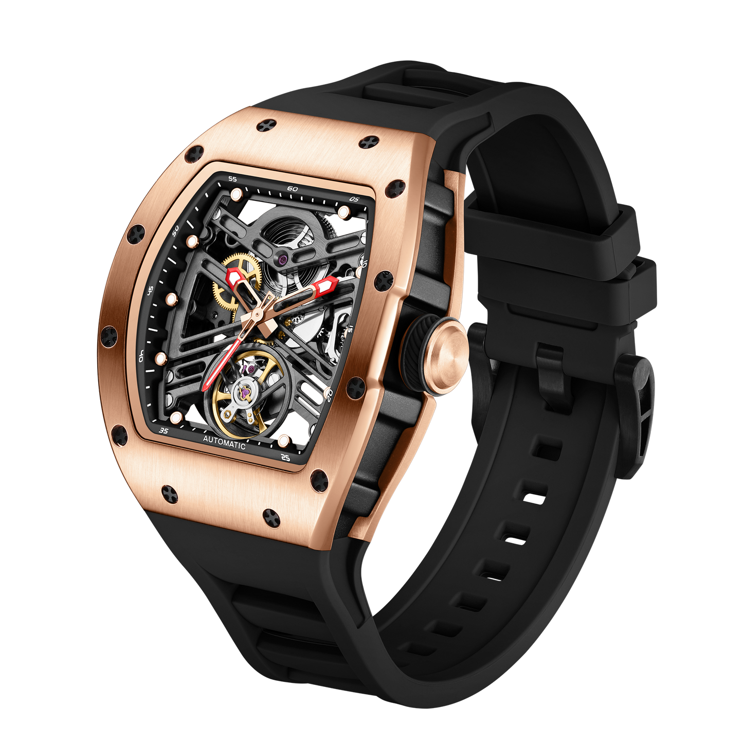 MINBER Automatic Skeleton Watch - Memento Automaton - 9190-13