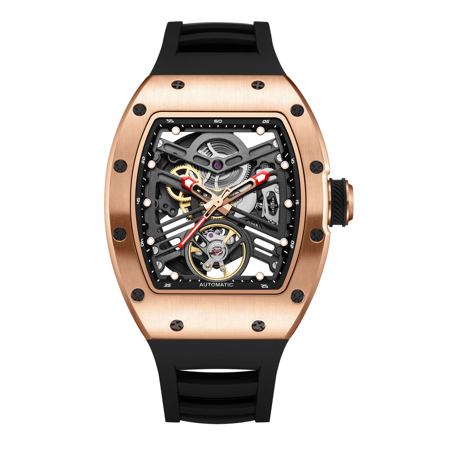 MINBER Automatic Skeleton Watch - Memento Automaton - 9190-13