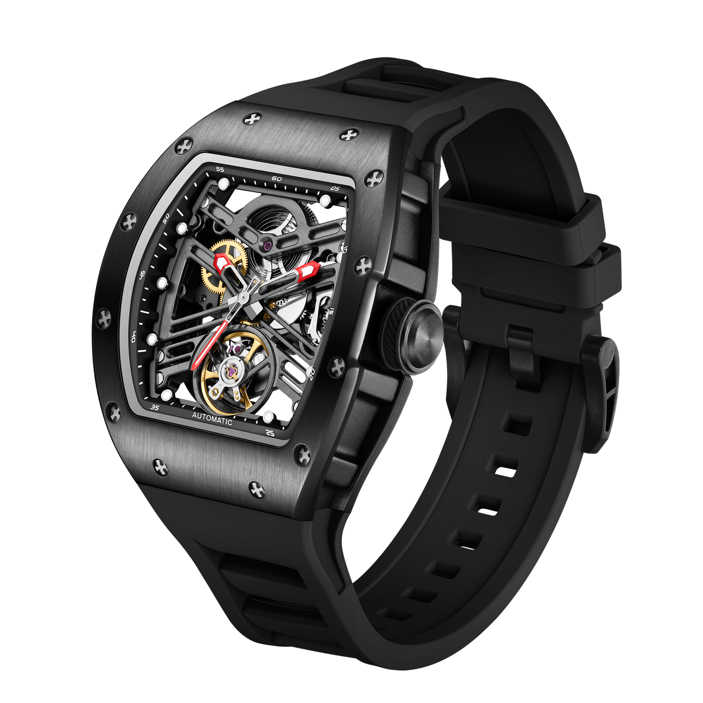MINBER Automatic Skeleton Watch - Memento Automaton - 9190-13
