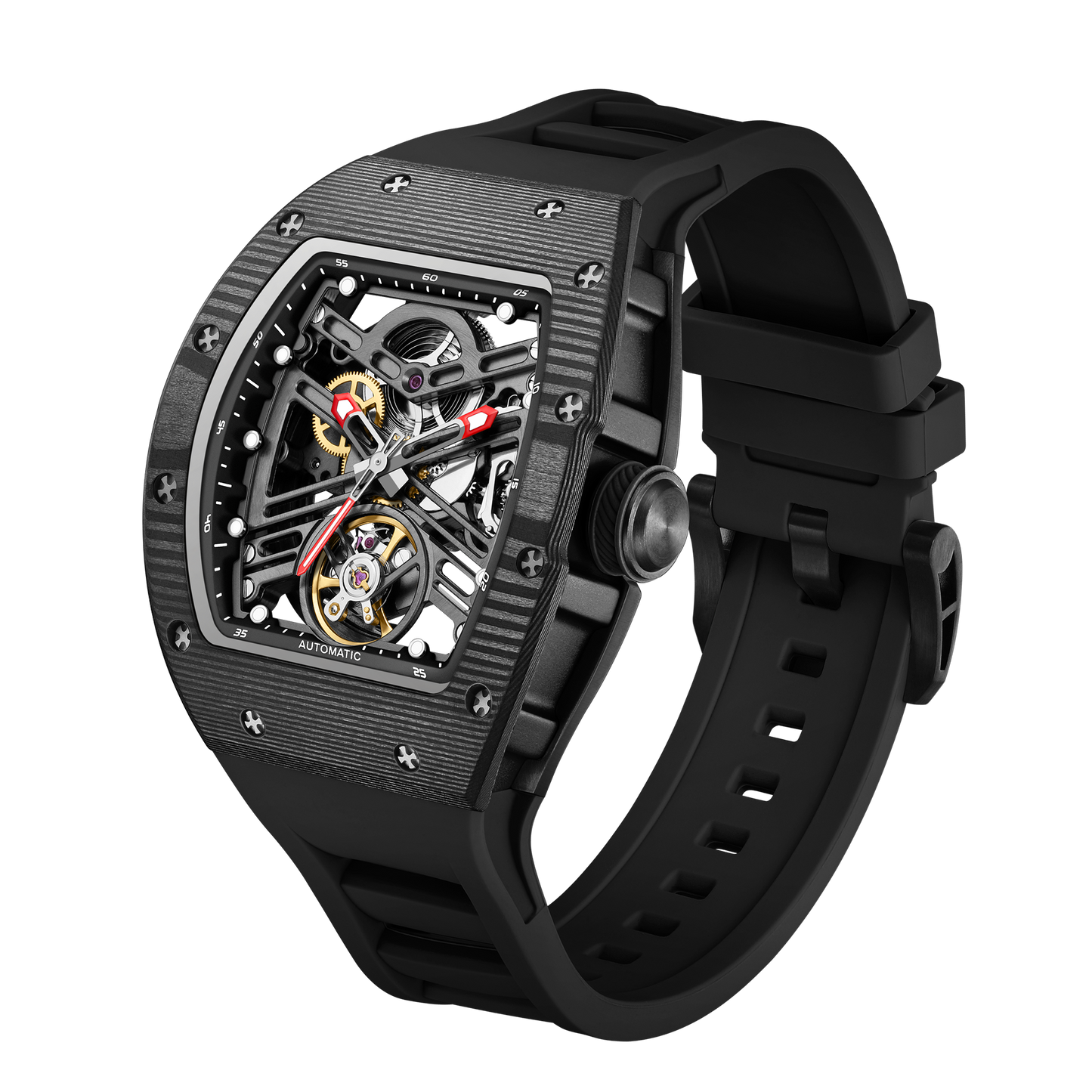 MINBER Automatic Skeleton Watch - Memento Automaton - 9190-13