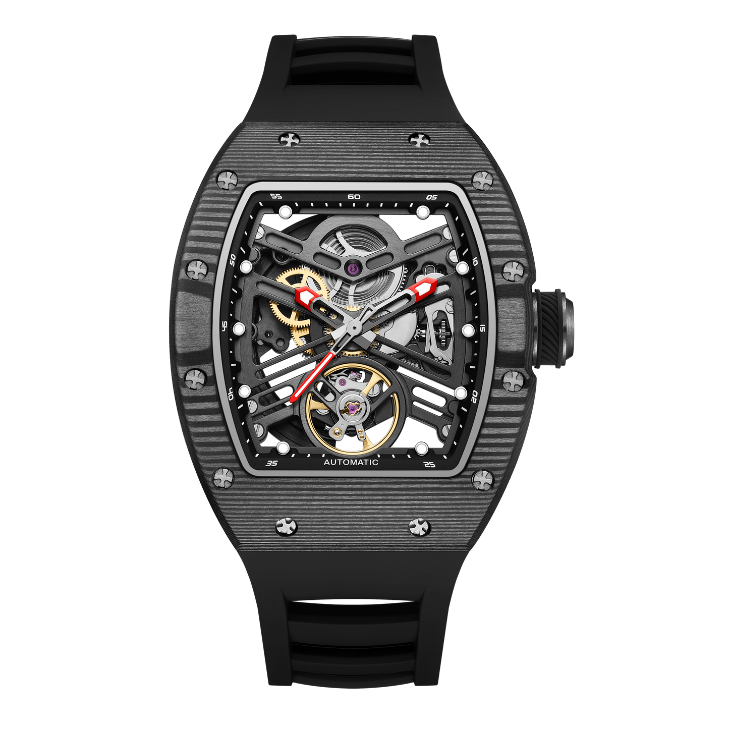 MINBER Automatic Skeleton Watch - Memento Automaton - 9190-13