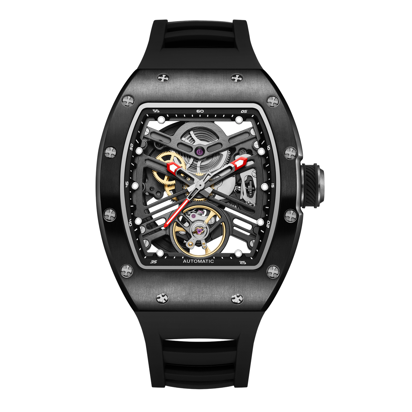MINBER Automatic Skeleton Watch - Memento Automaton - 9190-13