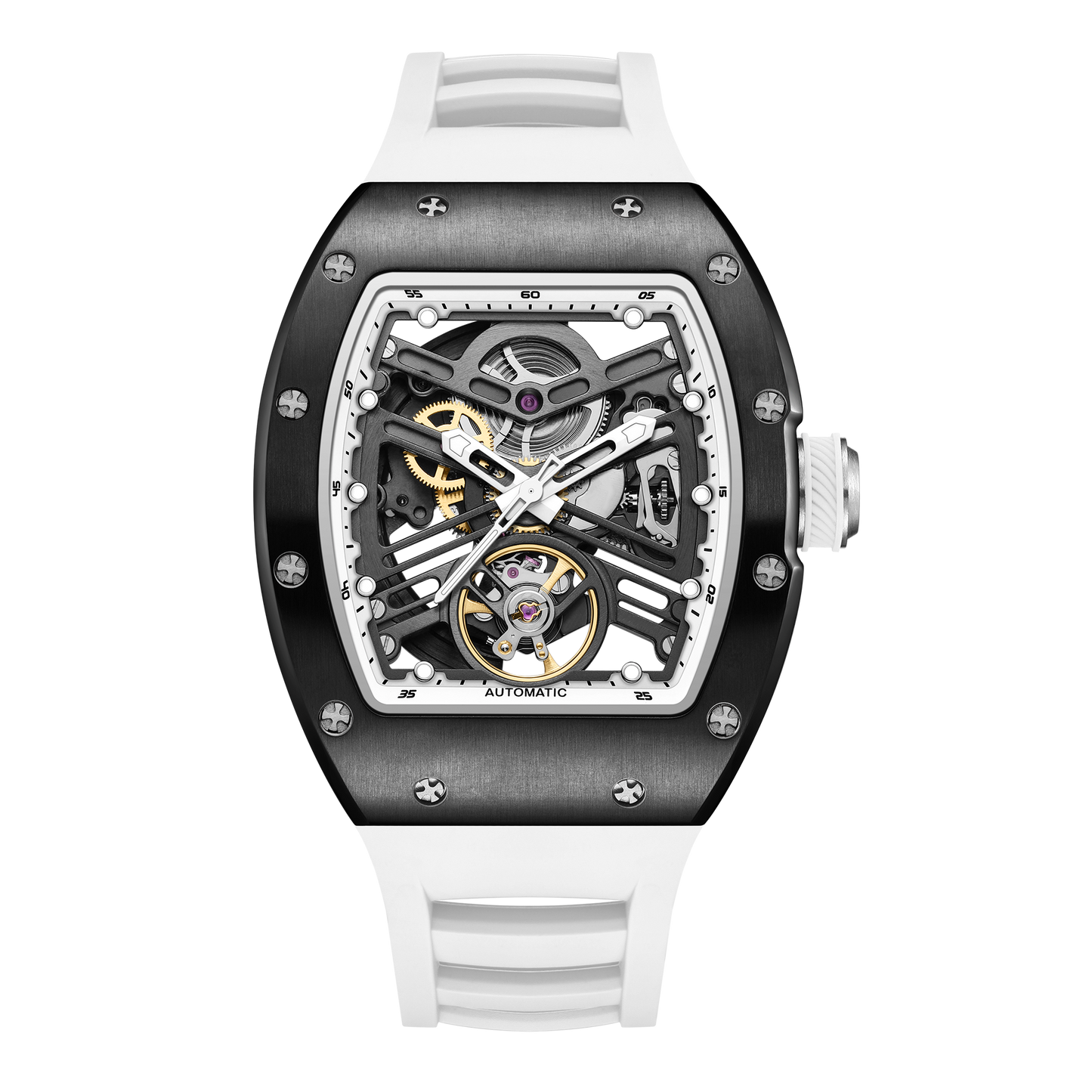 MINBER Automatic Skeleton Watch - Memento Automaton - 9190-13
