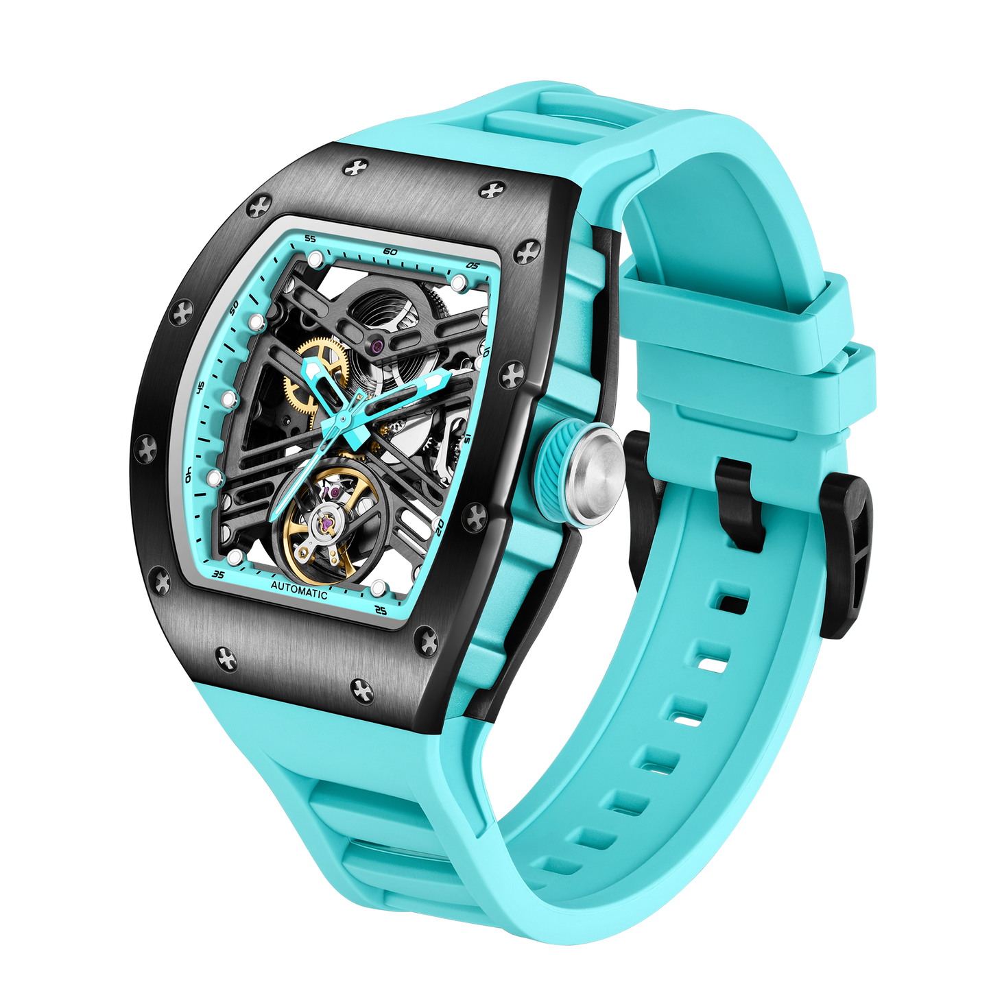 MINBER Automatic Skeleton Watch - Memento Automaton - 9190-13