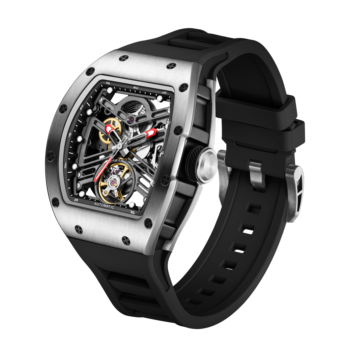 MINBER Automatic Skeleton Watch - Memento Automaton - 9190-13