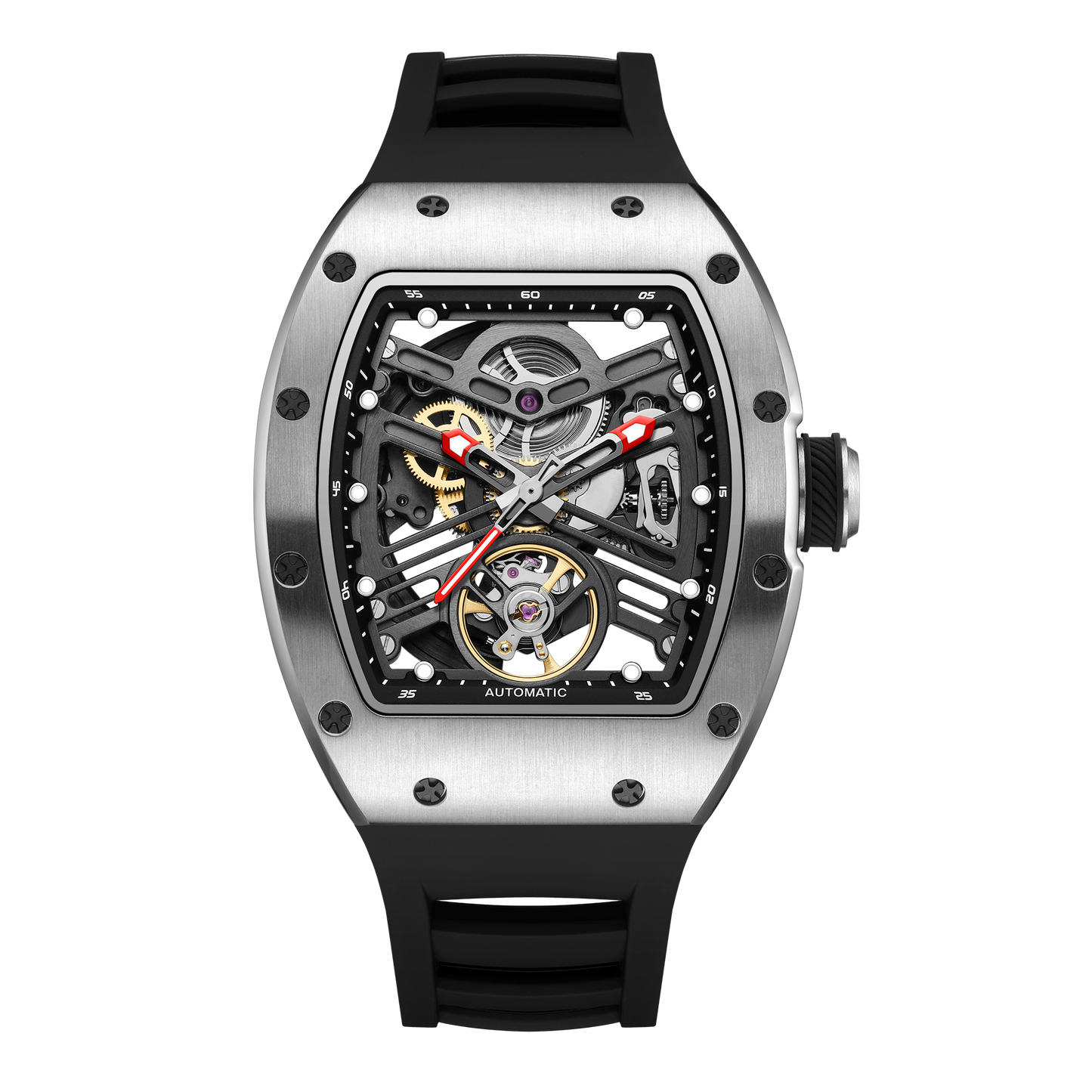MINBER Automatic Skeleton Watch - Memento Automaton - 9190-13
