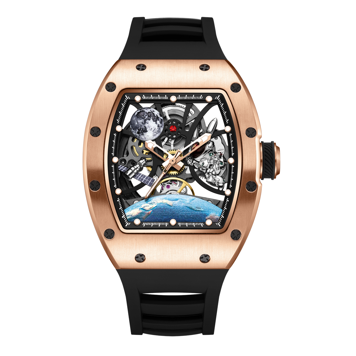 MINBER Automatic Skeleton Watch - Terra Pulse - 9190-14