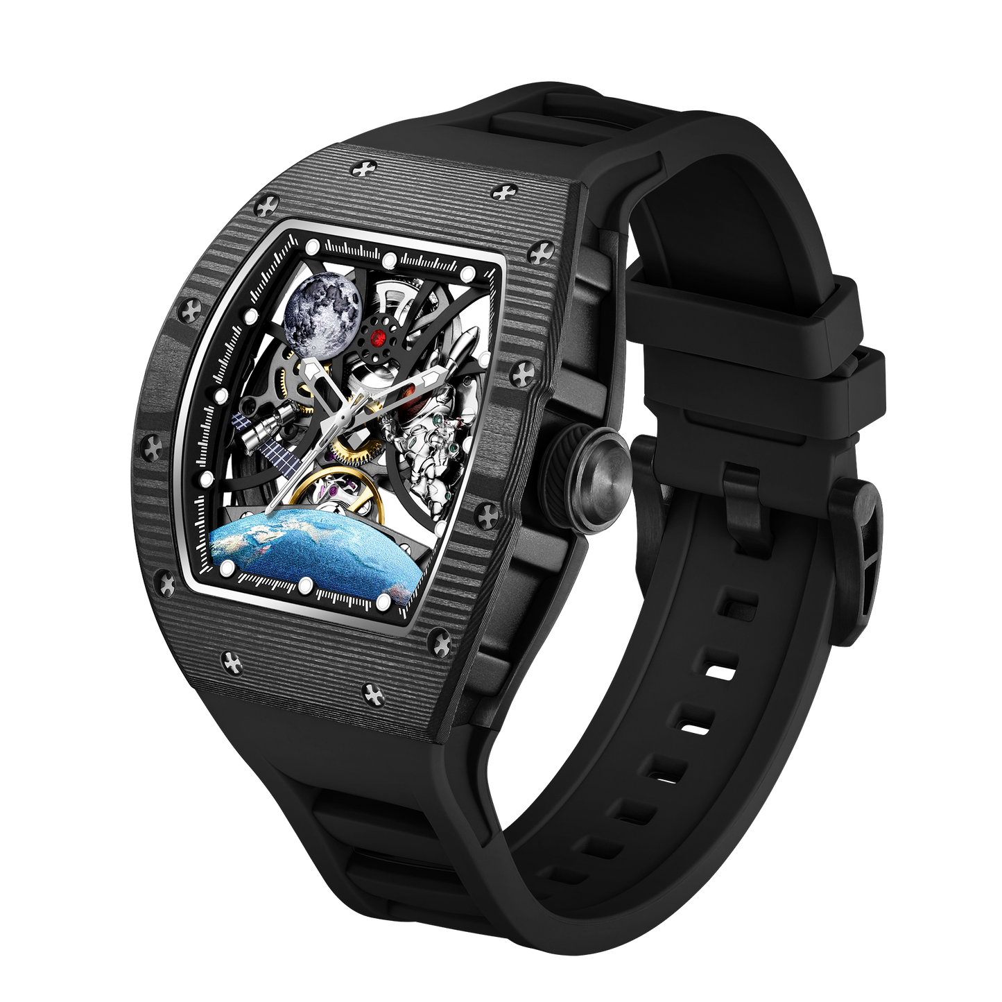 MINBER Automatic Skeleton Watch - Terra Pulse - 9190-14