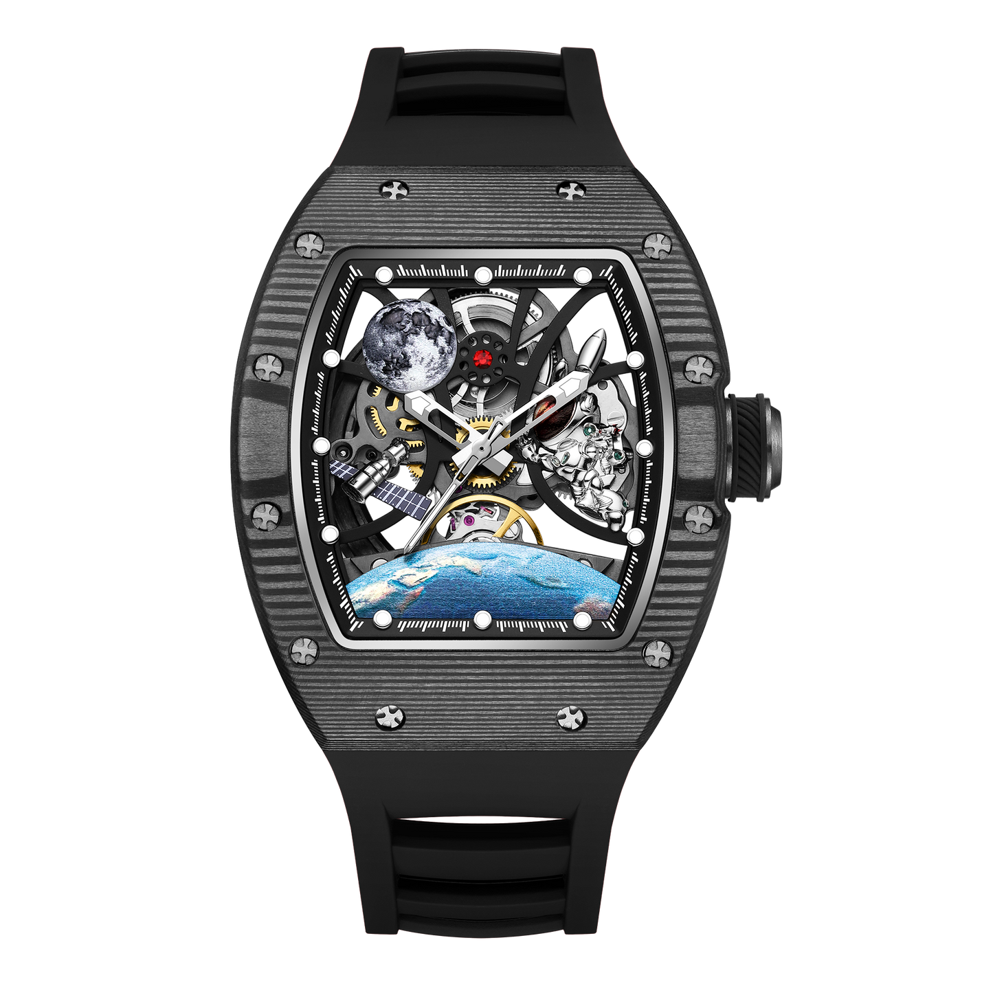 MINBER Automatic Skeleton Watch - Terra Pulse - 9190-14