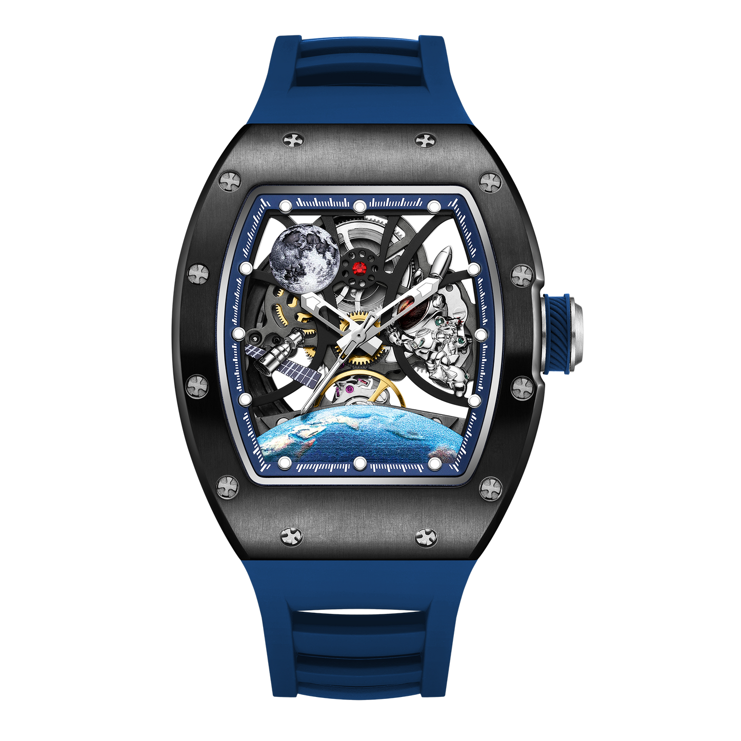 MINBER Automatic Skeleton Watch - Terra Pulse - 9190-14