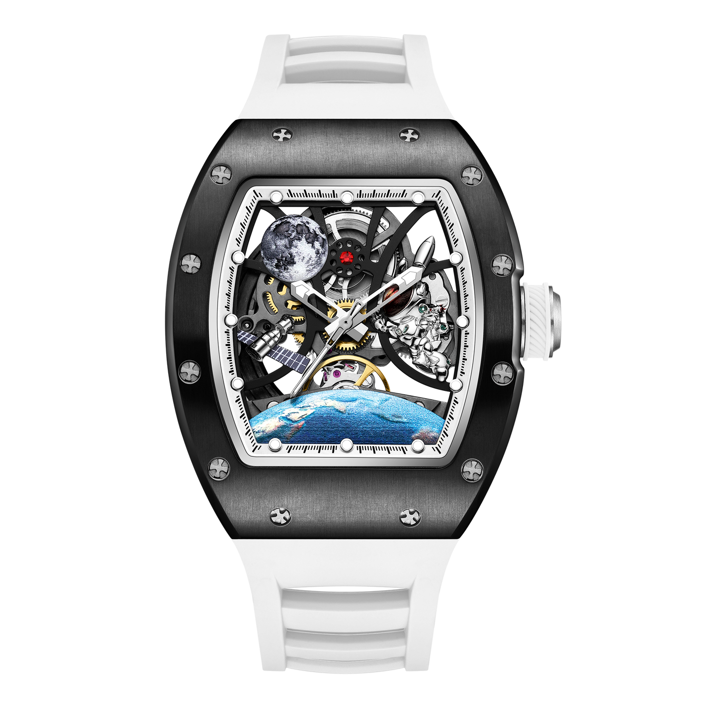 MINBER Automatic Skeleton Watch - Terra Pulse - 9190-14