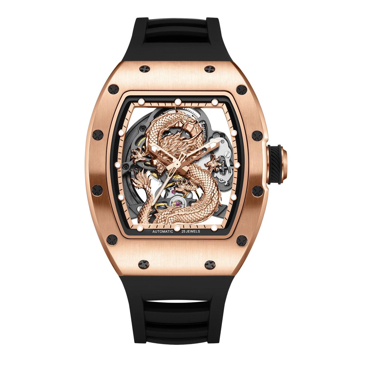 MINBER Automatic Skeleton Watch - Dragon Forge - 9190-15