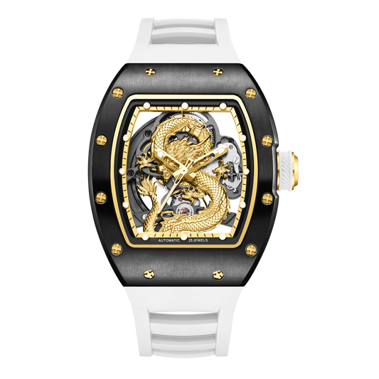 MINBER Automatic Skeleton Watch - Dragon Forge - 9190-15