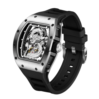 MINBER Automatic Skeleton Watch - Dragon Forge - 9190-15