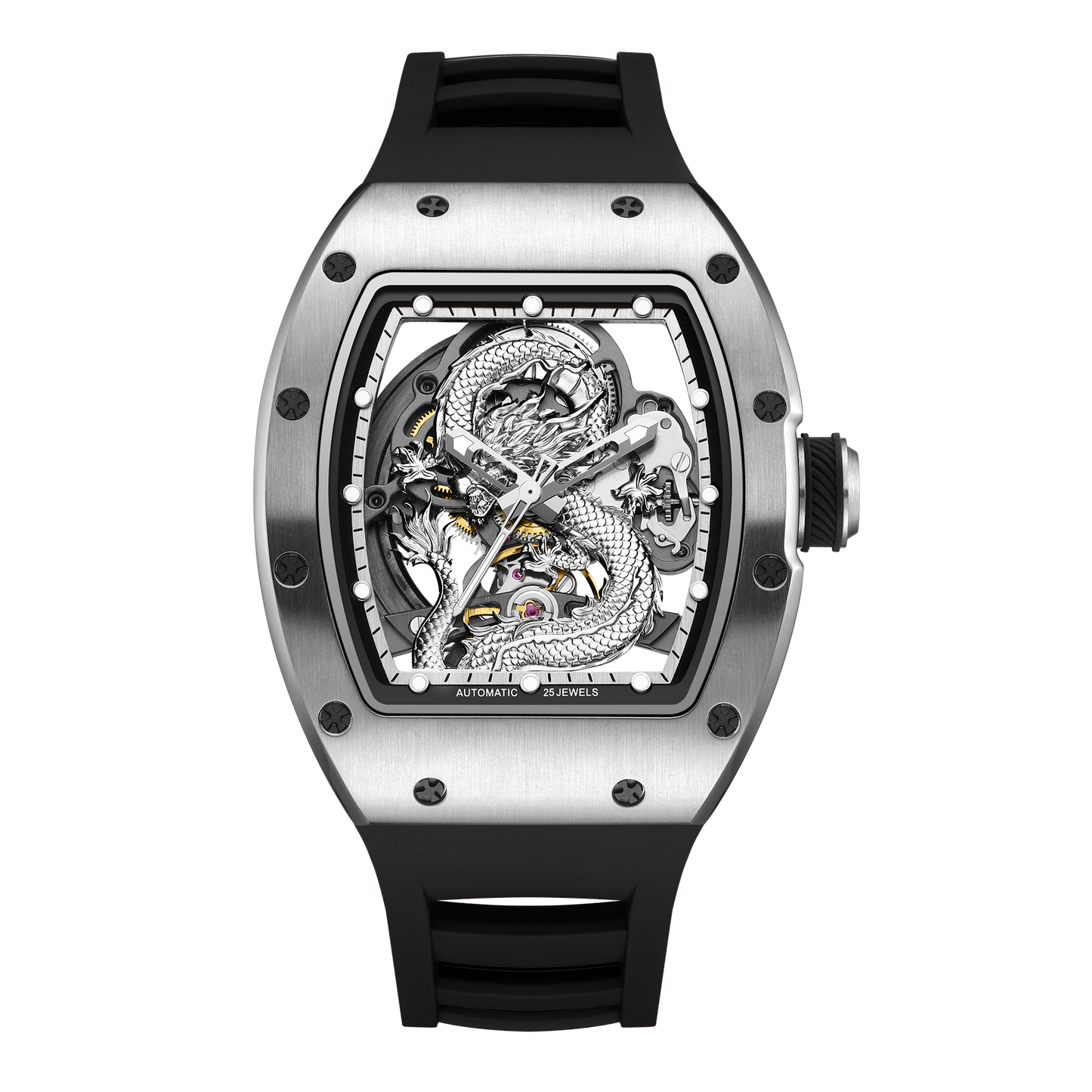 MINBER Automatic Skeleton Watch - Dragon Forge - 9190-15