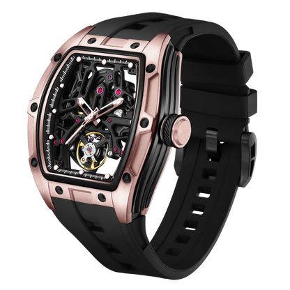 MINBER Automatic Skeleton Watch - Horizon Forge - 9198-1