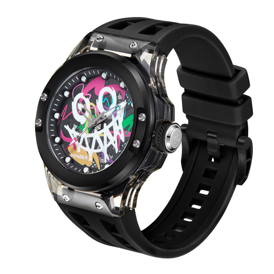 SUGAR-COATED BLACK MIRROR AUTOMATIC KINESIS MONAD